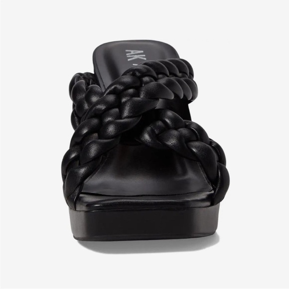 NEW! Anne Klein Black Aiden Bubble Braid Heel - Size 10 - Picture 2 of 14